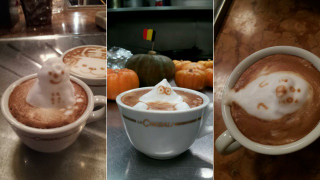 Illustration for article titled Geeky Caffè Latte Art Goes 3D, Continues To Blow Minds